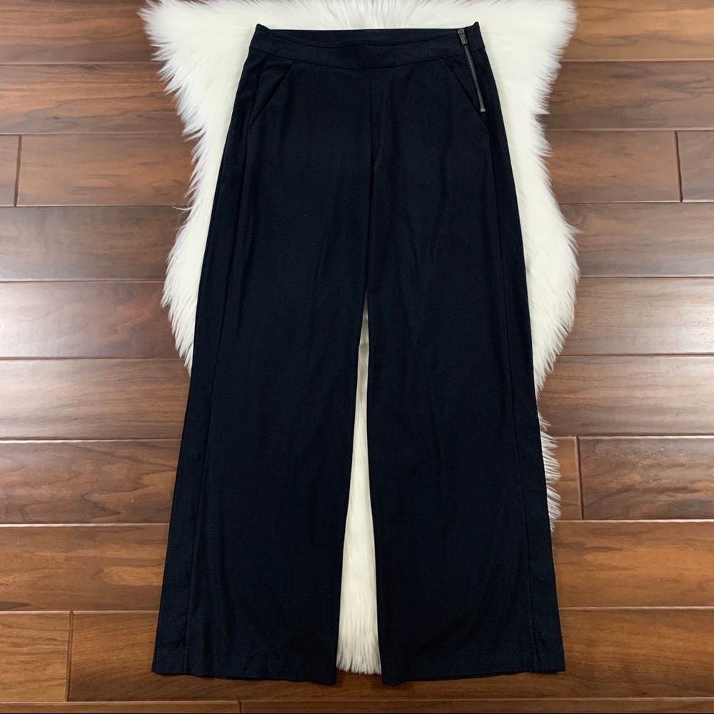 Athleta Size 4 Black Gramercy Track Trouser Pants